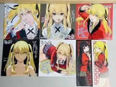 賭ケグルイ双 イラストカード6枚セット アニメイト特典 ミニ色紙