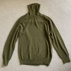 Ralph Eton タートルネック ニット オリーブグリーン M