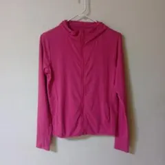 ユニクロ　エアリズムUVカットメッシュパーカ　長袖　ドライ　接触冷感　ピンク　М