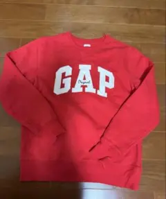 GAP ロゴスウェット XS レッド