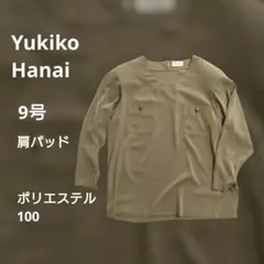 YukikoHanai　プルオーバーブラウス　9号　胸ポケット　肩パッド　日本製のサムネイル