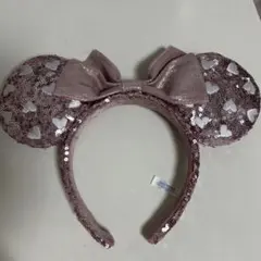 東京ディズニーリゾート ハート型スパンコールカチューシャ