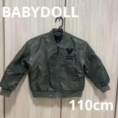 【BABYDOLL】 ミッキーマウス MA-1 ジャケット 110cm