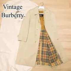希少 ヴィンテージ BURBERRY バーバリー ステンカラーコート ライナー付