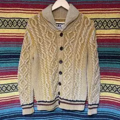 TMT ニットカーディガン M ヴィンテージ加工