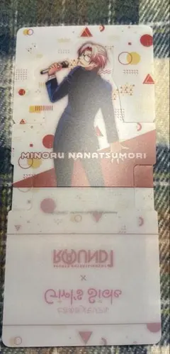 ときメモgs 七ツ森実ラウンドワンコラボ ハート缶バッジ ましコレ