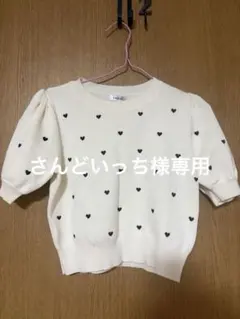 INGNI ハート柄 半袖ニットのサムネイル
