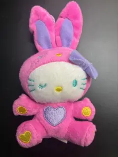ハッピーセット ハローキティ ぬいぐるみ(カラフルバニー)