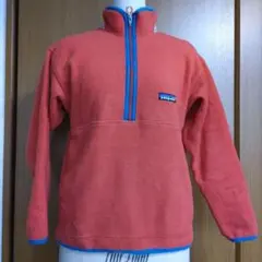 patagonia フリース ハーフジップ オレンジ