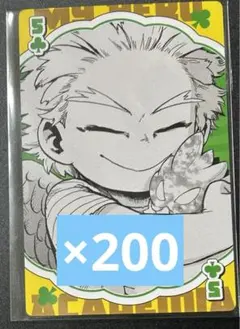 僕のヒーローアカデミア　ホークス　トランプ ヒロアカ ホークス 37枚 まとめ売り 箔押し トランプ SCFカード