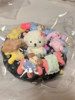 ダンフォン スクイーズ ドーナツ 犬 うさぎ 白犬