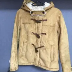 CiaoPanic ベージュ ダッフルコート フード付き