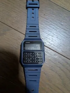 CASIO カシオ デジタル腕時計 電卓機能付き ブルー