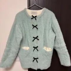 Donoban ミントグリーン カーディガン