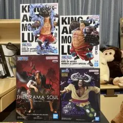 ワンピース フィギュア 4体セット まとめ売り ルフィ シャンクス カイドウ