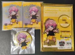 ヒプノシスマイク　ヒプマイ　飴村乱数　極楽湯　アクスタ　缶バッジ　クリアカード