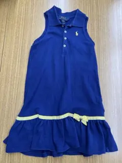 期間限定【中古】POLO RALPH LAUREN ネイビー ワンピース　120