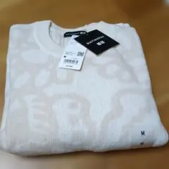 ひーちゃん様専用 ユニクロマリメッコ ラムクルーネックセーター ホワイト 未使用