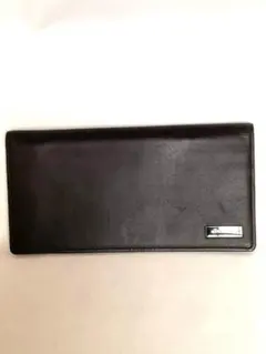 【日本製】BURBERRY ブラック レザー 長財布