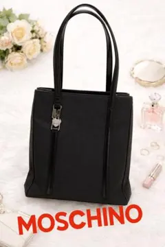美品✨レアMOSCHINO ブラック ショルダーバッグ