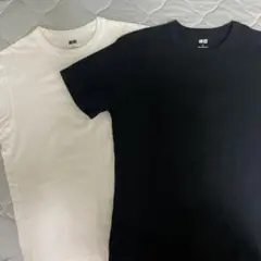 ユニクロ　クルーネックTシャツ 白黒