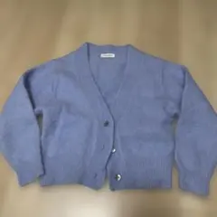 BEAUTY & YOUTH 薄紫 カーディガン 長袖　ショート丈