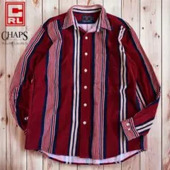 02M652◯ 90s RALPH LAUREN コーデュロイ BDシャツ M