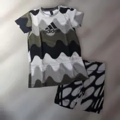 adidas×マリメッコ コットンセットアップ 上下お揃いのセットアップ