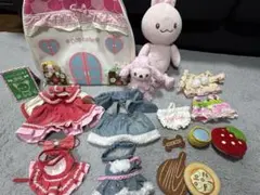 マザーガーデン　うさもも　サクラ　森のドッグカフェハウス　ぬいぐるみ　お人形遊び