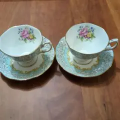 ロイヤルアルバート　カップ＆ソーサー　２客セット