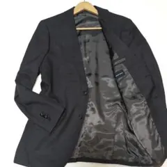 【美品】スーツカンパニー Super120 テーラードジャケット ダークグレー