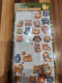 正規品　ボンボンドロップシール　ボンドロ　和柄　柴犬