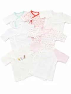 ベビー肌着 短肌着 7枚セット 50-60 新生児 まとめ売り