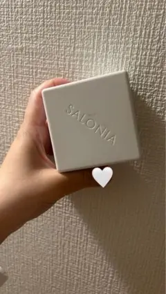 SALONIA スクエアイオン電動ヘアブラシ ホワイト