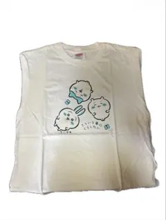 ちいかわ こういう風にくらしたい 白Tシャツ ハチワレ うさぎ Mサイズのサムネイル
