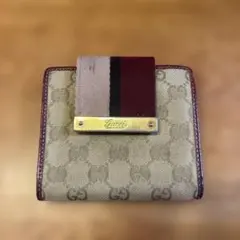 GUCCI GGキャンバスシェリー財布