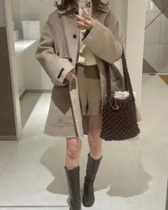 mecherie ハンドメイドハーフコート