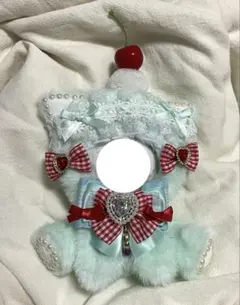 ぬい服 おすわり 10cm ねこみみ ちびぐるみ にじぱぺ