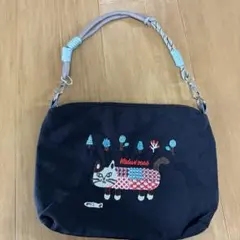 【美品】猫の刺繍バッグ※いきなり購入不可!