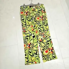 LOUDMOUTH スカル ペイズリー 総柄 パンツ マルチカラー ゴルフ 40