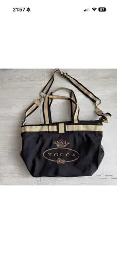 TOCCA ナイロン マザーズバッグ ブラック