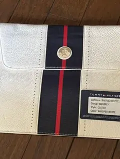 TOMMY HILFIGER クラッチバッグ WHISPER WHITE
