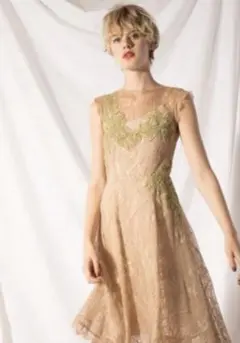 完売！FRAY I.D【新品未使用】コードレース刺繍ワンピース 結婚式 ドレス