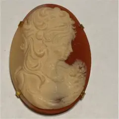 カメオ カメオ風 ブローチ アンティーク レトロ ビンテージ ペンダントトップ