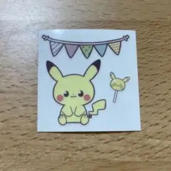 ポケモンシール　ピカチュウ　ポケピース