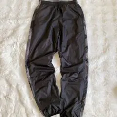 【adidas】アディダス (M) ナイロンパンツ カモフラ柄 ブラック