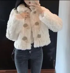 Nia ショート丈　ボアジャケット　ダッフルコート