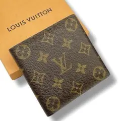 美品✨ルイヴィトン　ポルトフォイユ　マルコ　モノグラム　二つ折り財布　コンパクト