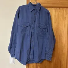 【希少】 80s~ Eddie Bauer ヴィンテージシャツ 黒タグ