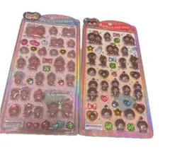 うるちゅるポップシール モンチッチ ２種 正規品 ボンボンドロップシール